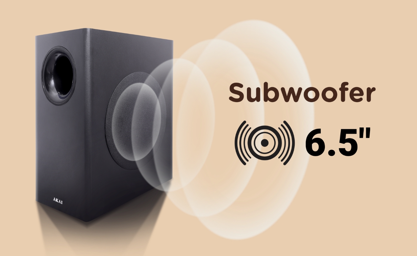 2.1 Channel Soundbar Speaker with Wired Subwoofer SigmaX-140